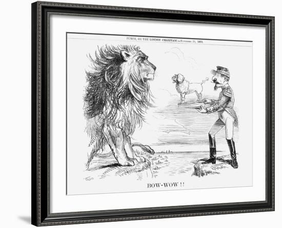 Bow-Wow!!, 1859-null-Framed Giclee Print