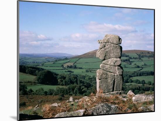 Bowerman's Nose, Dartmoor, Devon, England, United Kingdom-Cyndy Black-Mounted Photographic Print