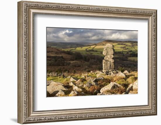 Bowerman's Nose, Dartmoor National Park, Devon, UK-Ross Hoddinott-Framed Photographic Print