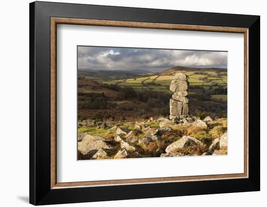 Bowerman's Nose, Dartmoor National Park, Devon, UK-Ross Hoddinott-Framed Photographic Print