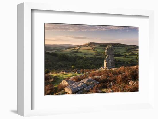 Bowerman's Nose, Dartmoor National Park, Devon, UK-Ross Hoddinott-Framed Photographic Print