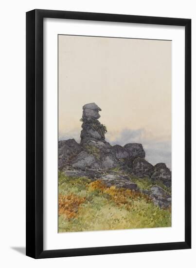 Bowerman?S Nose, Manaton Dartmoor , C.1895-96-Frederick John Widgery-Framed Giclee Print