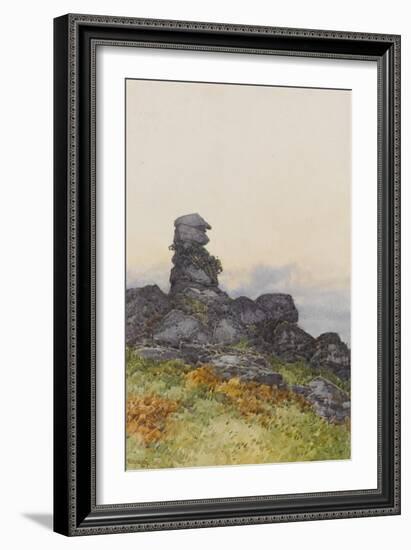 Bowerman?S Nose, Manaton Dartmoor , C.1895-96-Frederick John Widgery-Framed Giclee Print