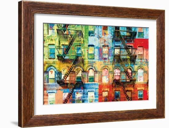 Bowery Block-Savannah Miller-Framed Art Print