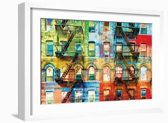 Bowery Block-Savannah Miller-Framed Art Print