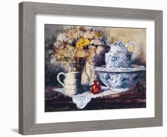 Bowl and Jug-John Lidzey-Framed Giclee Print