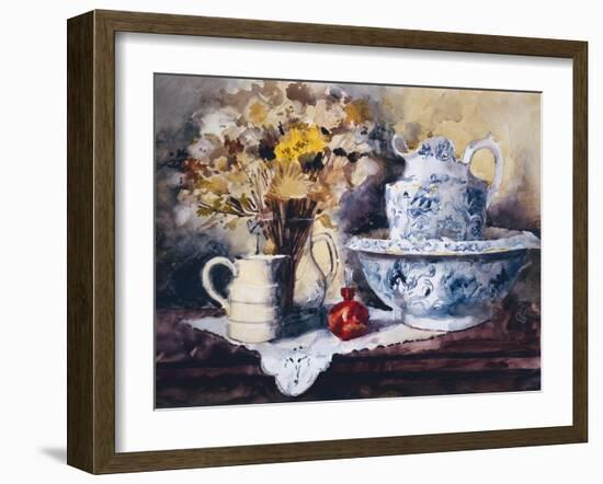 Bowl and Jug-John Lidzey-Framed Giclee Print