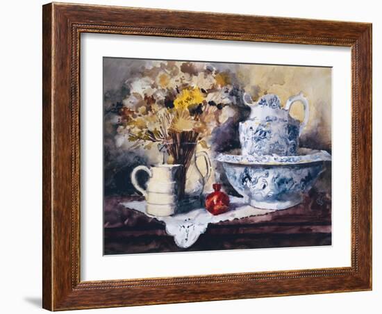 Bowl and Jug-John Lidzey-Framed Giclee Print