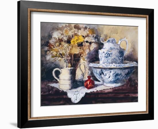 Bowl and Jug-John Lidzey-Framed Giclee Print