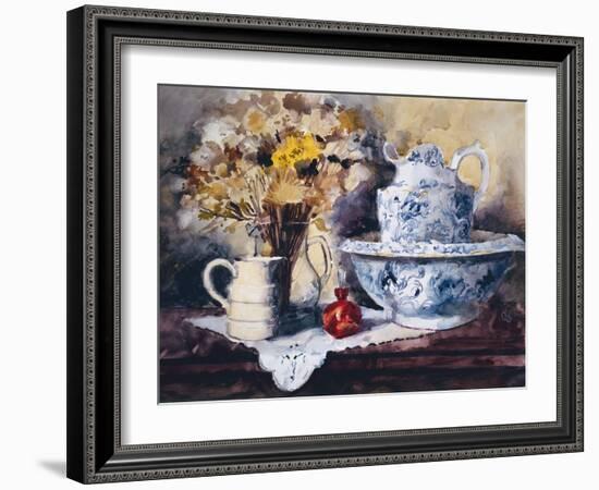 Bowl and Jug-John Lidzey-Framed Giclee Print