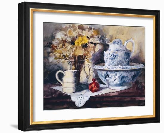 Bowl and Jug-John Lidzey-Framed Giclee Print