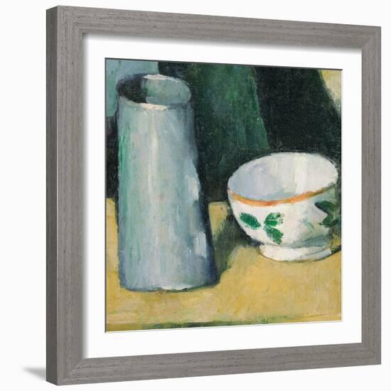 Bowl and Milk-Jug-Paul Cézanne-Framed Giclee Print