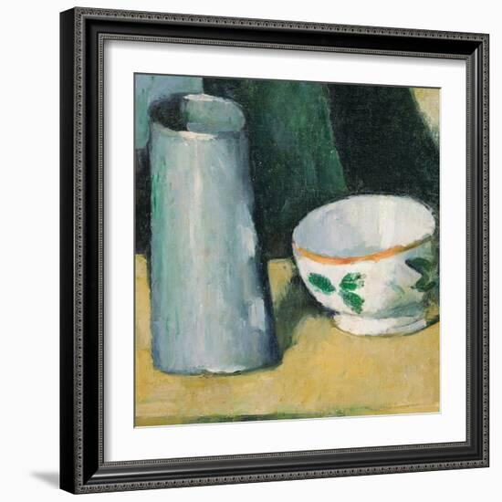 Bowl and Milk-Jug-Paul Cézanne-Framed Giclee Print