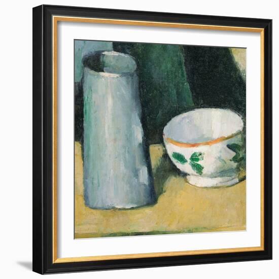 Bowl and Milk-Jug-Paul Cézanne-Framed Giclee Print