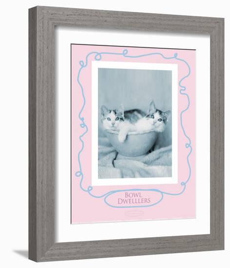 Bowl Dwellers-Rachael Hale-Framed Art Print