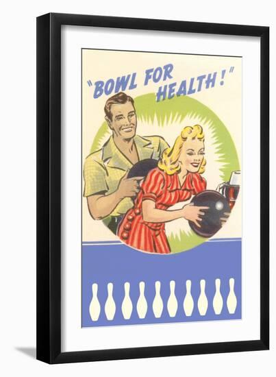 Bowl for Your Health, Couple-null-Framed Art Print