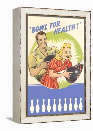 Bowl for Your Health, Couple-null-Framed Stretched Canvas