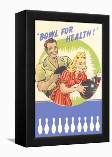 Bowl for Your Health, Couple-null-Framed Stretched Canvas