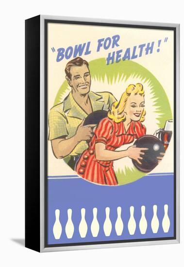 Bowl for Your Health, Couple-null-Framed Stretched Canvas