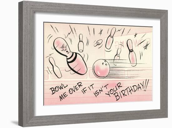 Bowl Me Over-null-Framed Premium Giclee Print