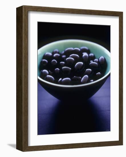 Bowl of Black Olives-Maja Smend-Framed Photographic Print