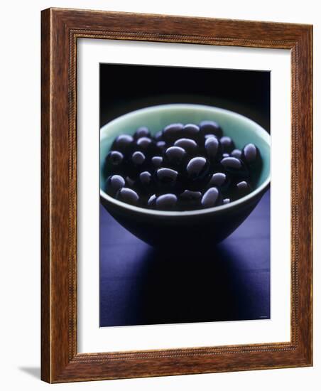 Bowl of Black Olives-Maja Smend-Framed Photographic Print