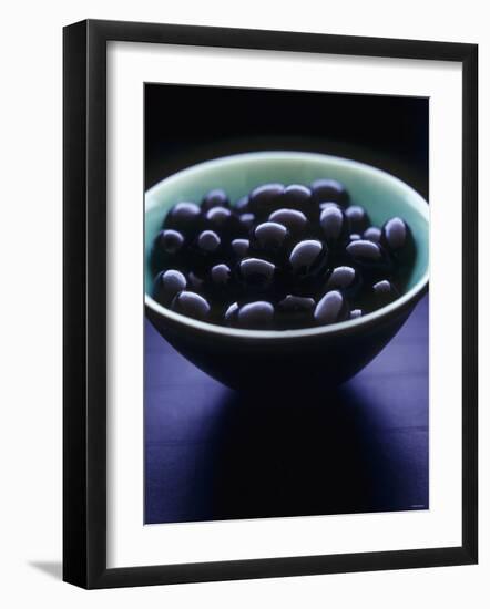 Bowl of Black Olives-Maja Smend-Framed Photographic Print