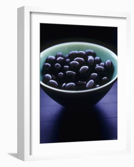 Bowl of Black Olives-Maja Smend-Framed Photographic Print