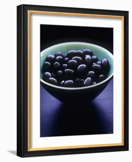 Bowl of Black Olives-Maja Smend-Framed Photographic Print