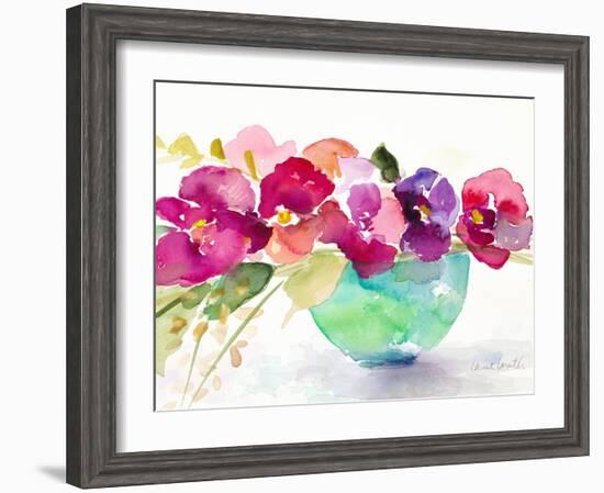 Bowl of Blooms-Lanie Loreth-Framed Art Print