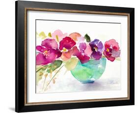 Bowl of Blooms-Lanie Loreth-Framed Art Print