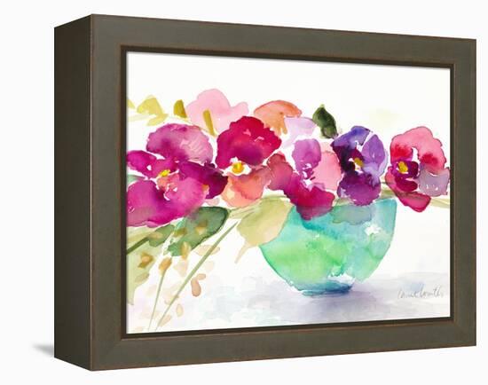 Bowl of Blooms-Lanie Loreth-Framed Stretched Canvas
