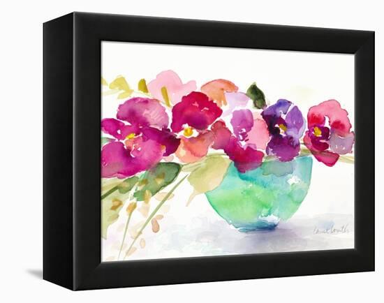 Bowl of Blooms-Lanie Loreth-Framed Stretched Canvas
