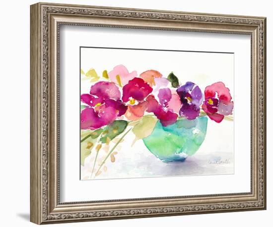 Bowl of Blooms-Lanie Loreth-Framed Premium Giclee Print