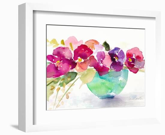 Bowl of Blooms-Lanie Loreth-Framed Premium Giclee Print