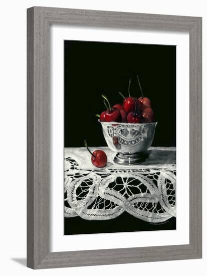 Bowl of Cherries-Sandra Willard-Framed Giclee Print