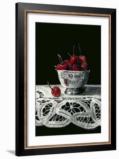Bowl of Cherries-Sandra Willard-Framed Giclee Print