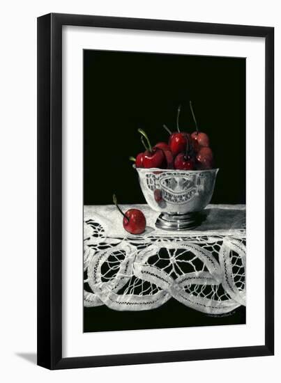 Bowl of Cherries-Sandra Willard-Framed Giclee Print