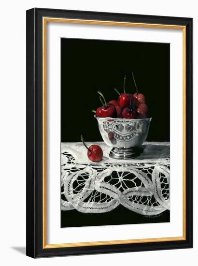 Bowl of Cherries-Sandra Willard-Framed Giclee Print