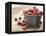 Bowl of cranberries-Fancy-Framed Premier Image Canvas
