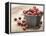 Bowl of cranberries-Fancy-Framed Premier Image Canvas