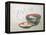 Bowl of Fish and Noodles (New Year Meal)-Teisai Hokuba-Framed Premier Image Canvas