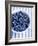 Bowl of Fresh Blueberries on Striped Cloth-Yvonne Duivenvoorden-Framed Photographic Print