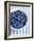 Bowl of Fresh Blueberries on Striped Cloth-Yvonne Duivenvoorden-Framed Photographic Print
