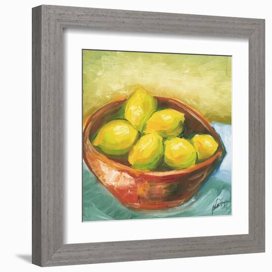 Bowl of Fruit IV-Ethan Harper-Framed Art Print
