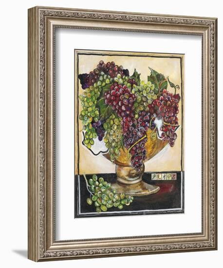 Bowl of Grapes-Jennifer Garant-Framed Giclee Print