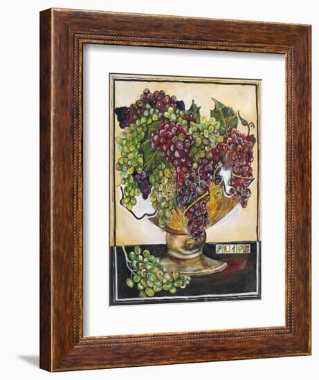 Bowl of Grapes-Jennifer Garant-Framed Giclee Print