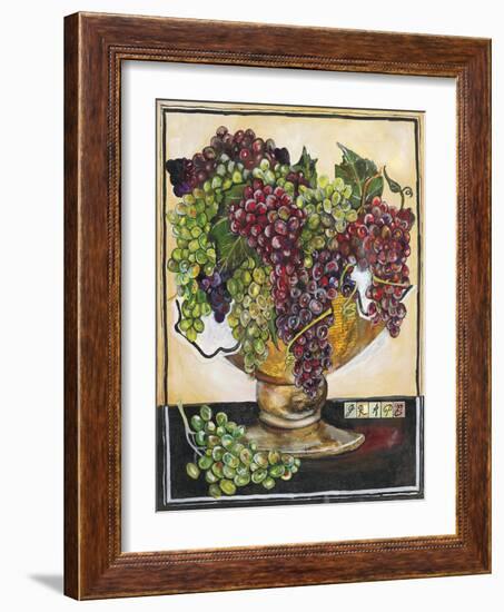 Bowl of Grapes-Jennifer Garant-Framed Giclee Print