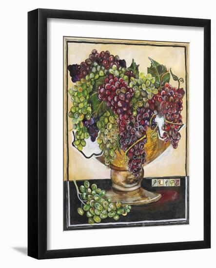 Bowl of Grapes-Jennifer Garant-Framed Giclee Print