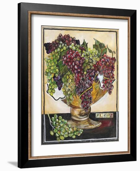 Bowl of Grapes-Jennifer Garant-Framed Giclee Print